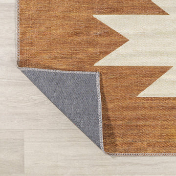 Chayton Minimalist Geometric Machine-washable Area Rug